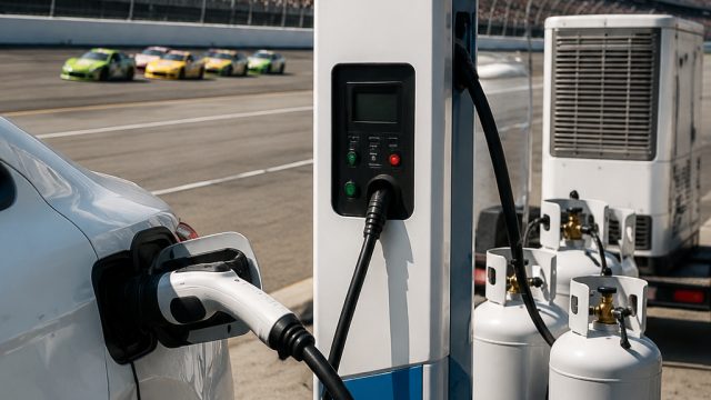 Revolutionizing EV Charging: Propane-Powered Solutions at NASCAR Events