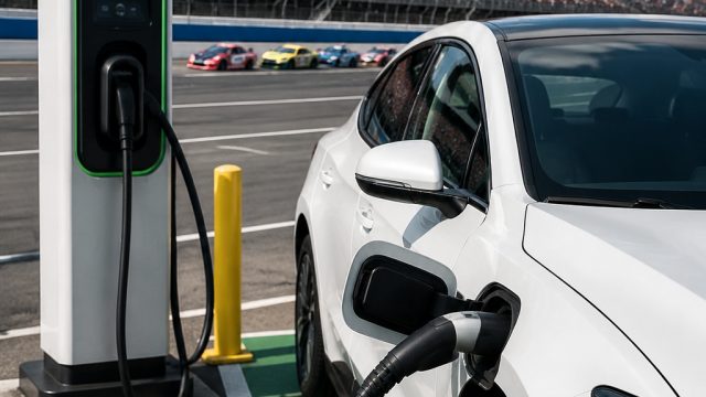 EV Charging Innovations Shine at NASCAR Event