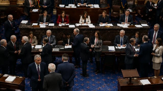 Senate Votes to Rein in Presidential Pow