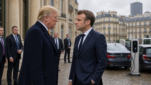 Trump's France Visit Reveals Tensions wi